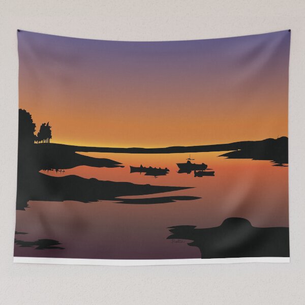 Item preview, Benitta | River Sunset designed and sold by Benitta.