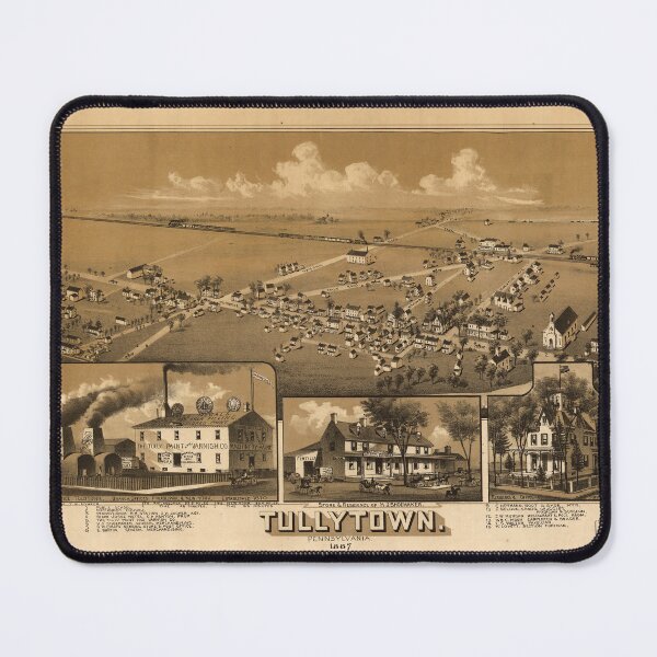Item preview, Tullytown, Pennsylvania (1887) designed and sold by allhistory.