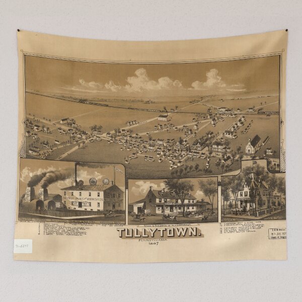 Item preview, Tullytown, Pennsylvania (1887) designed and sold by allhistory.