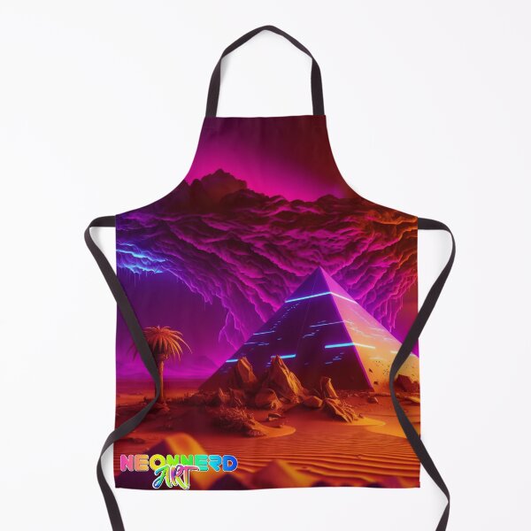 Item preview, Neon Pyramid with Atomic Cloud designed and sold by derNeonnerd.
