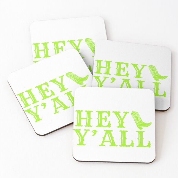 Item preview, hey y'all (green) designed and sold by MaryNielsonC.