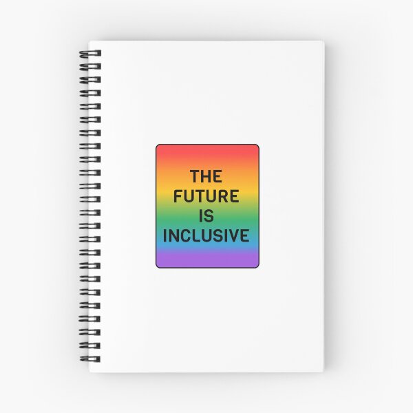 Item preview, Inclusive Pride - The Future Is Inclusive - Gay Flag Rainbow designed and sold by Inspirationmotivation.