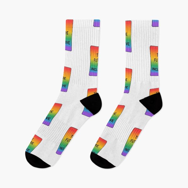 Item preview, Inclusive Pride - The Future Is Inclusive - Gay Flag Rainbow designed and sold by Inspirationmotivation.