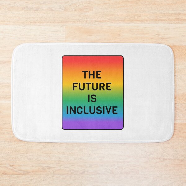 Item preview, Inclusive Pride - The Future Is Inclusive - Gay Flag Rainbow designed and sold by Inspirationmotivation.