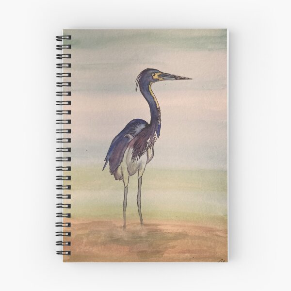 Item preview, Tri-Colored Heron watercolor designed and sold by TheDinasaur.