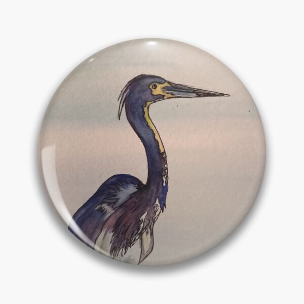 Item preview, Tri-Colored Heron watercolor designed and sold by TheDinasaur.