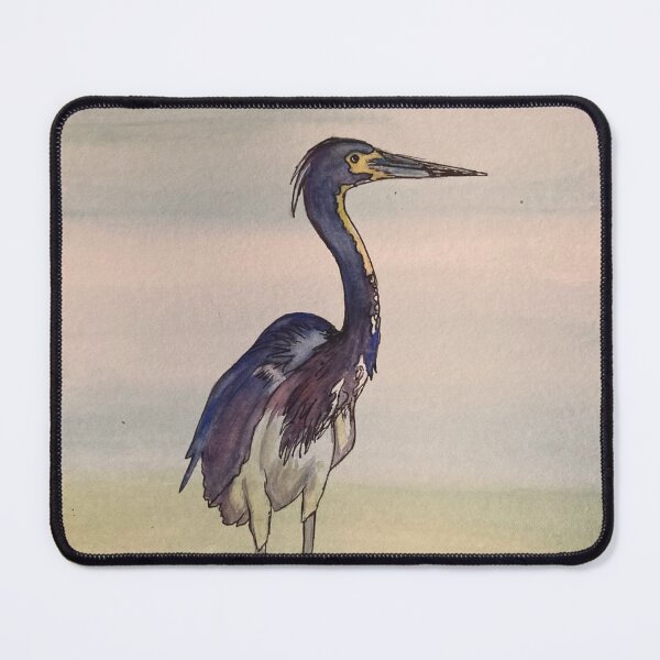 Item preview, Tri-Colored Heron watercolor designed and sold by TheDinasaur.