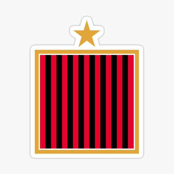 Vinilo decorativo Escudo AC Milan