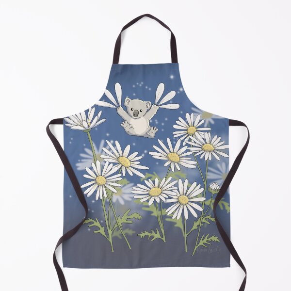 Item preview, Koala Flying in the Daisies designed and sold by RhondaLuluArt.