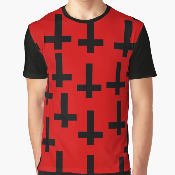 Item preview, unholy upside down cross red  designed and sold by Gossip Rag.