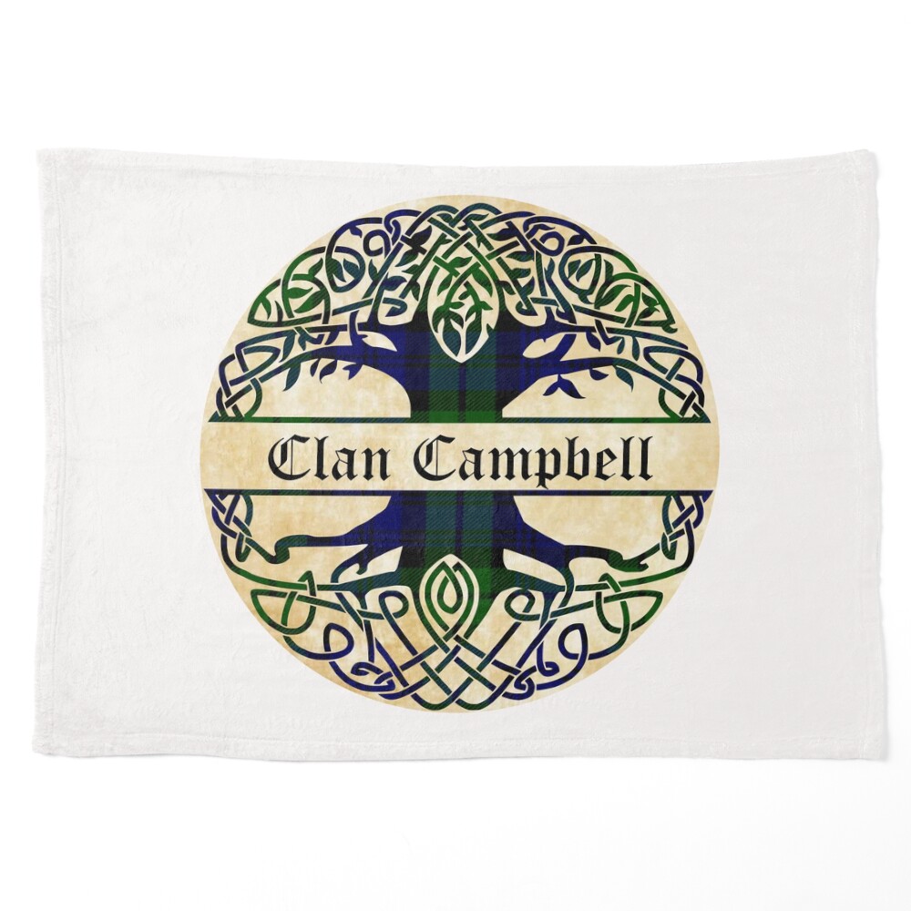 Tartanforlife Campbell on sale Clan Badge Tartan Blanket