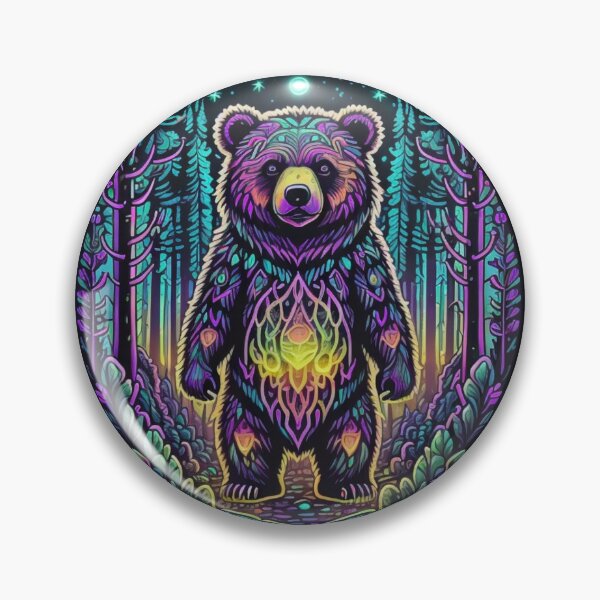 Item preview, Mystic Bear in the Enchanted Woods designed and sold by Simply-Cryptic.