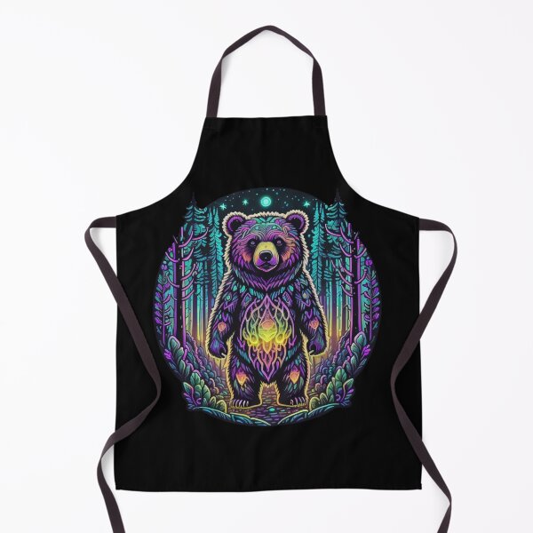 Item preview, Mystic Bear in the Enchanted Woods designed and sold by Simply-Cryptic.