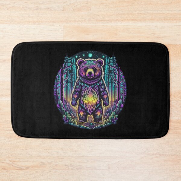 Item preview, Mystic Bear in the Enchanted Woods designed and sold by Simply-Cryptic.