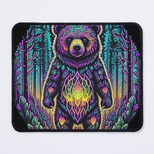 Item preview, Mystic Bear in the Enchanted Woods designed and sold by Simply-Cryptic.