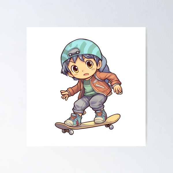 Boy Skater Set of 3 Blue Watercolor Art Prints, Teen Boy Wall Art Set of  Prints Skateboarder Gift Art for Teen Boys Room Skateboarder Poster 