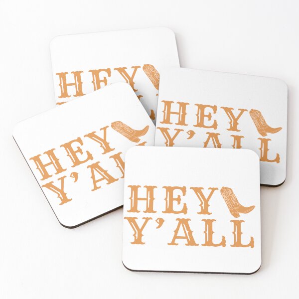 Item preview, hey y'all (orange) designed and sold by MaryNielsonC.