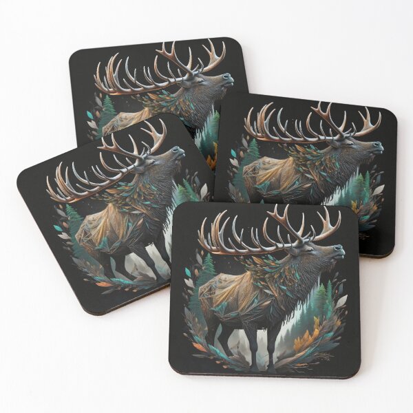 Item preview, Nature's Symphony: Deer in Tranquil Woods designed and sold by Unique-Utopia.