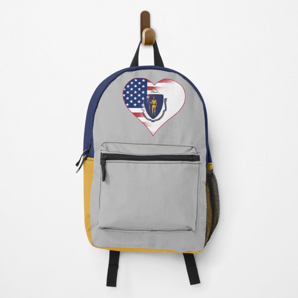 Item preview, State of Massachusetts Flag and American Flag Fusion Design designed and sold by Gsallicat.
