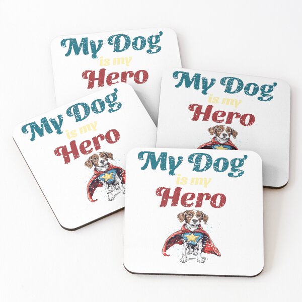 Item preview, My Dog Is My Hero (Medium Dog Version) - Dog Lovers Tees designed and sold by GVRDesign.