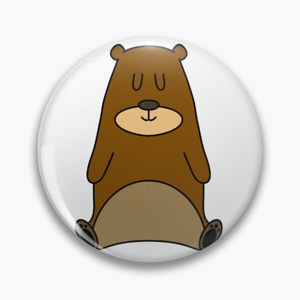 Item preview, chunky bear cartoon designed and sold by bears-can-draw.