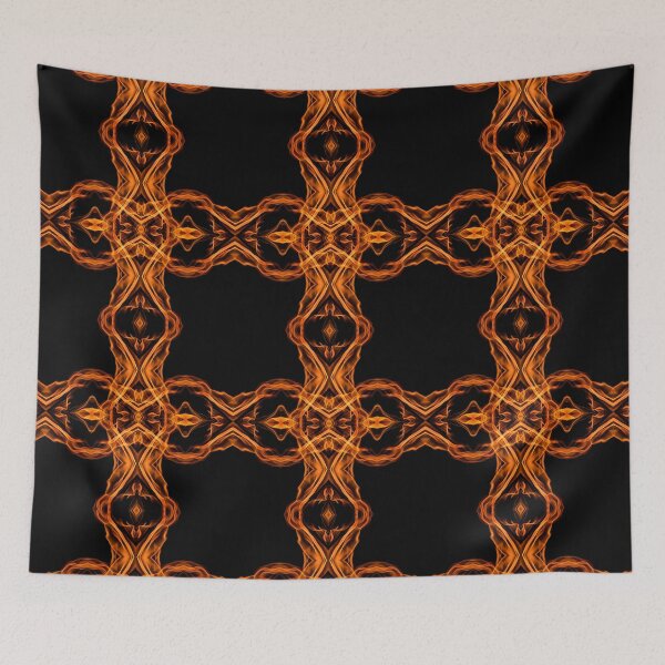Item preview, Fire Plaid Pattern designed and sold by JoanNinjaHen.