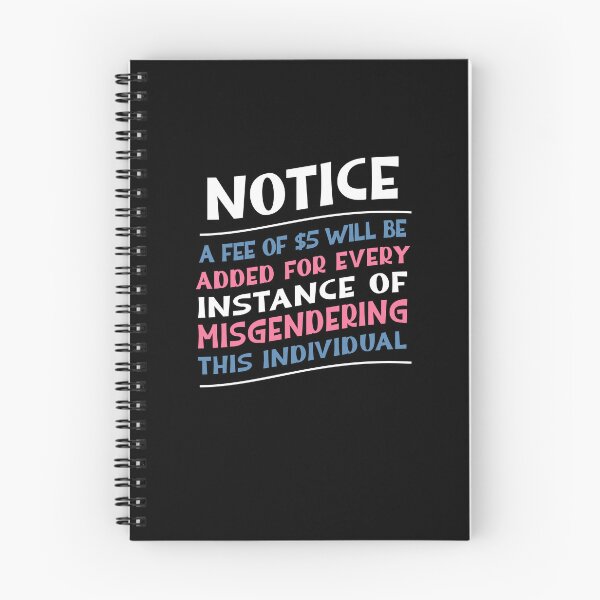 Item preview, Notice: A Fee of $5 Will Be Added For Every Instance Of Misgendering This Individual designed and sold by StressFreeThds.