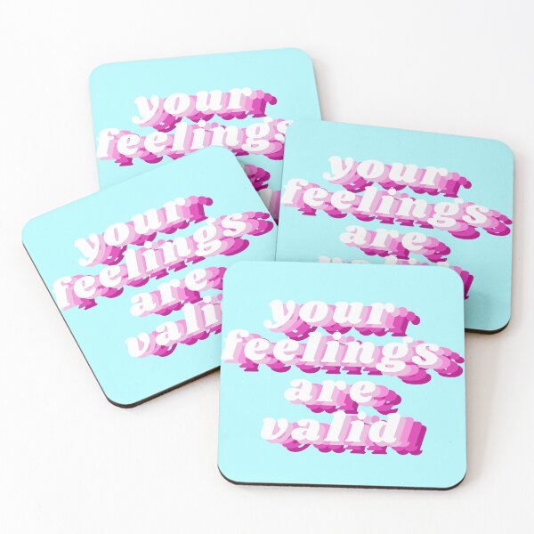 Item preview, your feelings are valid (pink) designed and sold by MaryNielsonC.
