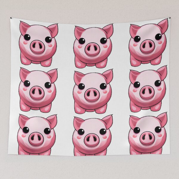 Item preview, Cute pig illustration  designed and sold by Inktown.