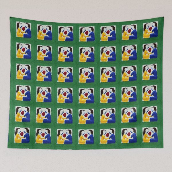 Item preview, Crocheted grandmother's squares. Abstraction. designed and sold by Natalia-Vlad.