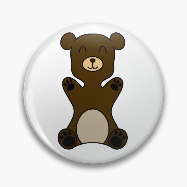 Item preview, Brown bear cartoon designed and sold by bears-can-draw.
