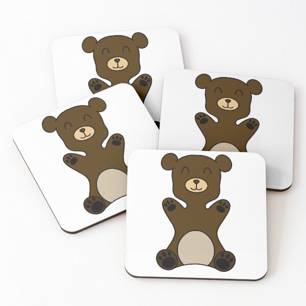 Item preview, Brown bear cartoon designed and sold by bears-can-draw.