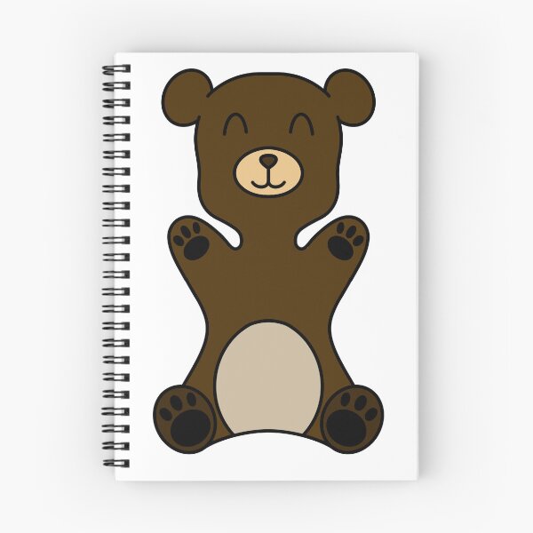 Item preview, Brown bear cartoon designed and sold by bears-can-draw.
