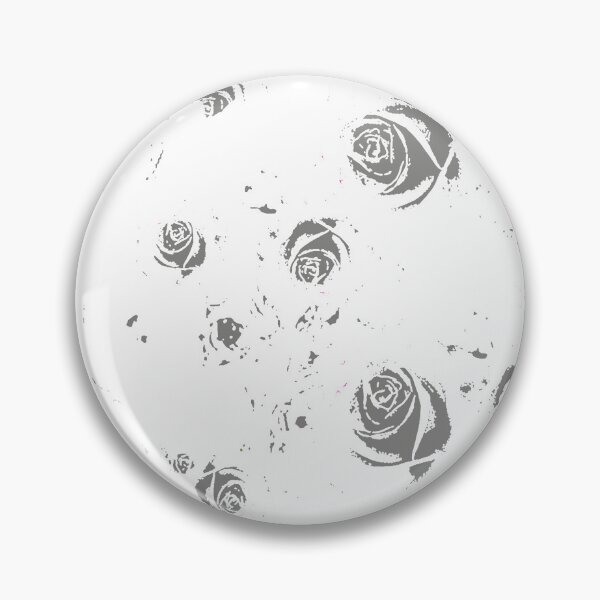 Item preview, GREY ROSE PATTERNS ABSTRACT WHITE ART designed and sold by sharlesart.