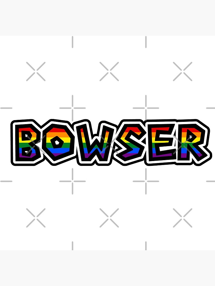 Disover Village of Bowser, BC Gay Pride Text Design - Rainbow Pride Colours -  Bowser Premium Matte Vertical Poster