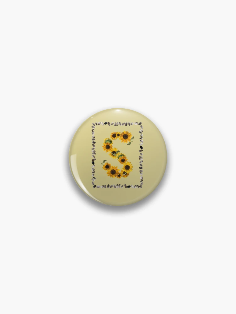 S is for Sunflower, Sunflower Seeds, Initial S