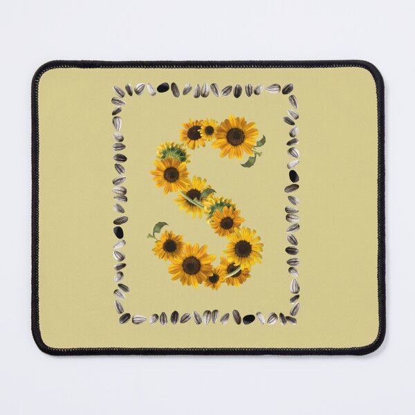 Item preview, S is for Sunflower, Sunflower Seeds, Initial S designed and sold by EveryDayDabble.
