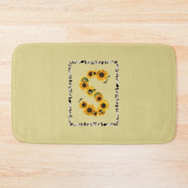 Item preview, S is for Sunflower, Sunflower Seeds, Initial S designed and sold by EveryDayDabble.