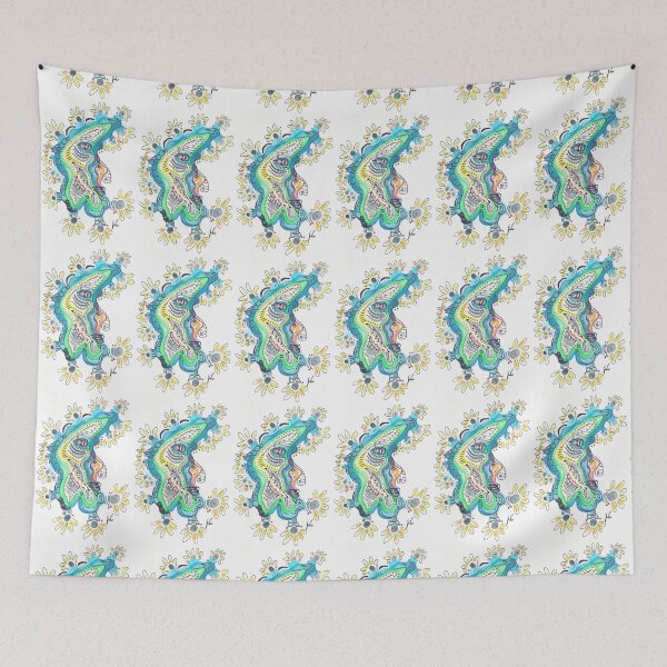 Item preview, MOON REFLECTION IN A FIELD OF FLOWERS designed and sold by GodieArt.