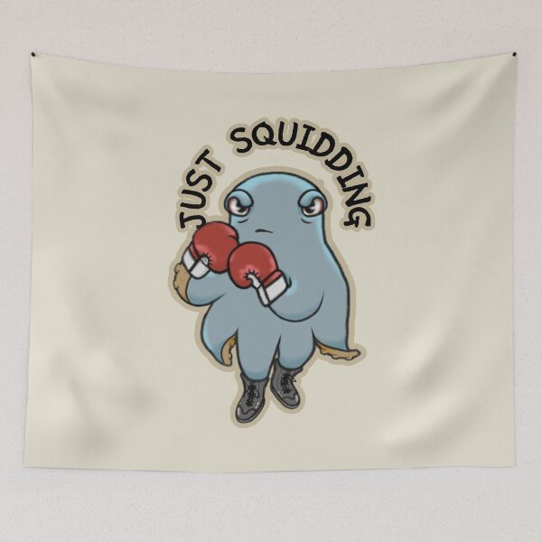 Item preview, Funny Boxing Squid - Just Squidding designed and sold by ViewerEqualsPhoton.