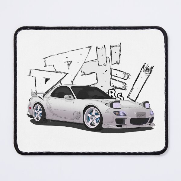 Item preview, White Mazda RX-7 Initial D Style designed and sold by TogeLegends.