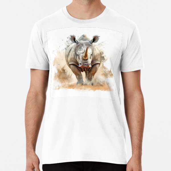 Item preview, Rhinoceros in Dust designed and sold by OkiTog Creative.
