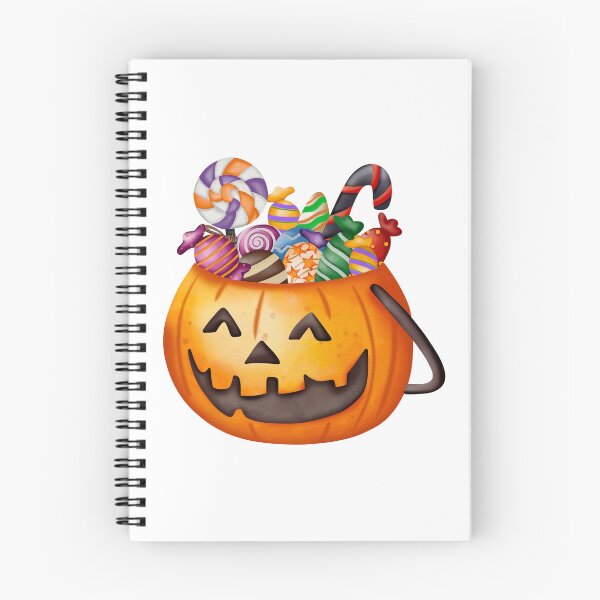 Item preview, Happy Halloween Pumpkin Basket with Halloween Candy  designed and sold by silviaol.