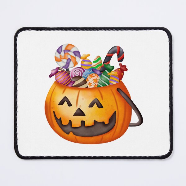 Item preview, Happy Halloween Pumpkin Basket with Halloween Candy designed and sold by silviaol.