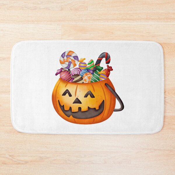 Item preview, Happy Halloween Pumpkin Basket with Halloween Candy  designed and sold by silviaol.