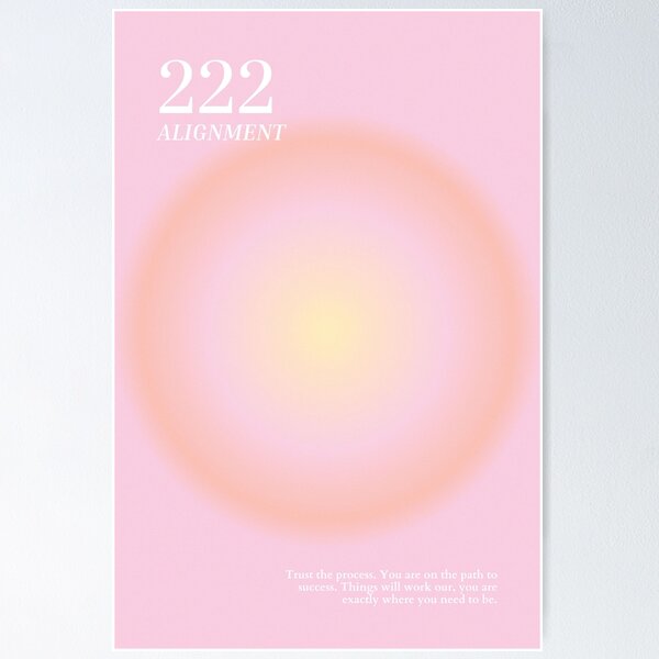 Item preview, Angel Number 222 Pastel Pink designed and sold by mystikwhale.