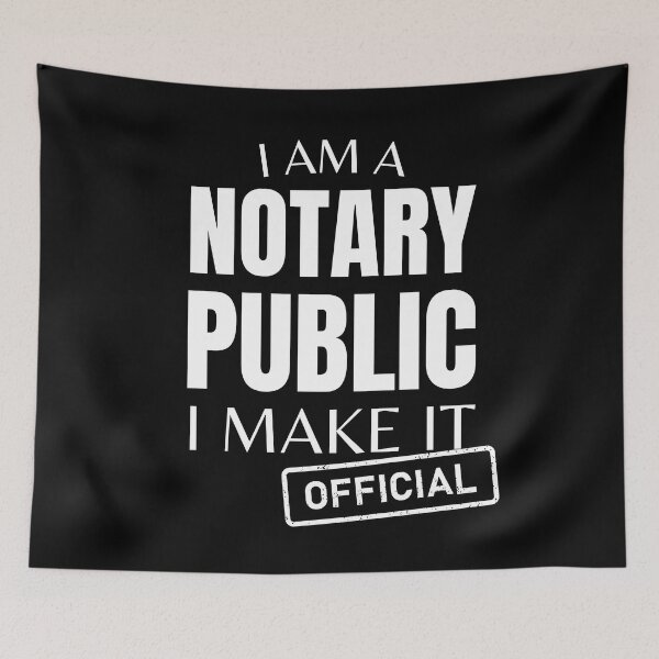 Item preview, I am a Notary Public. I make it official.  designed and sold by Comfy Creations.
