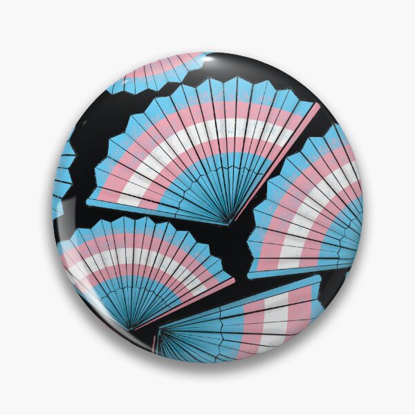 Item preview, Abanico Trans Pride Fondo Negro designed and sold by Love-Ina.