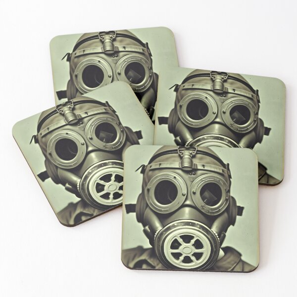 Item preview, Gas Mask - Tin Type designed and sold by ZenEverAI.