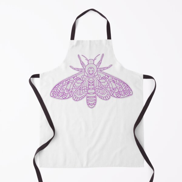 Item preview, Deaths Head Moth Pastel Pink & White/Cream designed and sold by Rabbittooth.